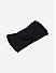 Toniq Charming Black  Special Winter  Seasonal Wear Synthetic Wool Hair Band For Women 