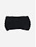 Toniq Glamorous Black  Special Winter  Seasonal Wear Synthetic Wool Hair Band For Women 