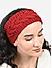 Toniq Stunning Maroon  Special Winter  Seasonal Wear Synthetic Wool Hair Band For Women 