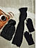 Toniq Stylish Black Winter Special Combo of 1 Beanie, 1 Stole and 1 Pair of Hand Gloves for Women