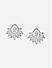 Fida Silver Cocktail Party American Diamond Elegant Women Drop Earrings