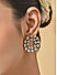 Women Gold Plated Kundan Studded Stud Earrings