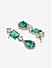 Fida Celebrity Inspired Emerald Silver American Diamond Party Jewellery Set Women