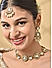 Women White Pearl & Kundan  Studded  Bridal Necklace Earrings & Maang Tikka set