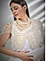 Fida Trending Cocktail Party White Pearl Layered Women Cape Necklace