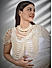 Fida Trending Cocktail Party White Pearl Layered Women Cape Necklace