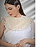 Fida Trending Cocktail Party White Pearl Wrap Around Women Cape Necklace