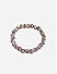 The Bro Code Brown Casual Party Men's Beaded, Cuban link with fabric knotted Stack Bracelet Set of 4