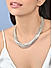 Women Silver Plated Multi Layered Choker Necklace