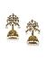 Kundan Gold Plated Floral Jhumka  Earring