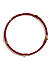 Set Of 12 Maroon Stones Gold Plated Silk Thread Bangles