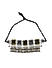 Ghungroo Dual Toned Oxidised Choker Necklace