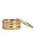 Fida Ethnic Gold Plated Pearl detail Bangle Set for Women