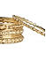 Fida Ethnic Gold Plated Pearl detail Bangle Set for Women