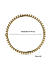 Fida Ethnic Classic Gold Plated Bead detail Bangle Set for Women