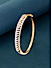 American Diamond Gold Plated Bangle-Style Bracelet