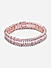 American Diamond Rose Gold Plated Wraparound Bracelet