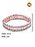 American Diamond Rose Gold Plated Wraparound Bracelet