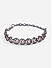 American Diamond Gunmetal Plated Wraparound Bracelet