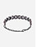 American Diamond Gunmetal Plated Wraparound Bracelet