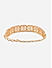 American Diamond Gold Plated Square Wraparound Bracelet