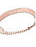 American Diamond Rose Gold Plated Wraparound Bracelet