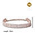 American Diamond Rose Gold Plated Wraparound Bracelet