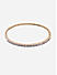 American Diamond Rose Gold Plated Bangle-Style Bracelet