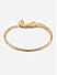 American Diamond Pearl Gold Plated Bangle-Style Bracelet