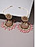 FIDA Ethnic Gold Plated Peach Beads Kundan Pearl Jhumka Earring for Women