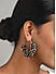 FIDA Ethnic Silver Plated  Beaded Drop Earring for Women