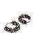 FIDA Ethnic Silver Plated  Beaded Drop Earring for Women