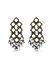 Fida Ethnic Silver Plated Mirror & Ghungroo Drop Earrings For Women