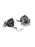 Fida Oxidised Silver Plated Classic Jhumka For Women