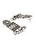 Fida Ethnic Silver Plated Oxidised Geometric Drop Earring For Women