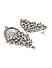 Fida Ethnic Silver Plated Oxidised Ghungroo Waterfall Drop Earring For Women