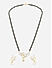 American Diamond Kundan Gold Plated Floral Mangalsutra Set