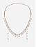 American Diamond Rose Gold Plated Contemporary Jewellery Set