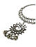 Fida Ethnic Silver Plated Kundan Floral Choker Necklace For Women