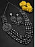 Fida Ethnic Oxidised Silver Floral Multi Layer Beaded jewelry Set For Women