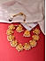 Beads Gold Plated Laxmi Goddess Temple Jewellery Set