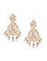 Fida Gold-Plated & Toned Off White Artificial Stones and Beads Jewellery Set for women