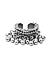 Fida Ethnic Oxidised Silver Ghungroo Adjustable Ring For Women