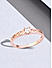 American Diamond Rose Gold Plated Solitaire Ring