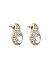 ToniQ Stylish Gold Plated Pearl Stud Earring for Women