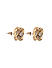 ToniQ Stylish Gold Plated Floral Stud Earring for Women