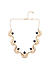 ToniQ Stylish Navy Stone Crescent Jewelry Set For Women