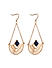 ToniQ Stylish Navy Stone Crescent Jewelry Set For Women