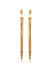 ToniQ Stylish Gold Plated Waterfall Drop Earrings For Women