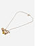 Toniq Gold Plated Set Of 5 Interchangeable Pendant Charm Necklace Chain Jewellery Set for Woman 